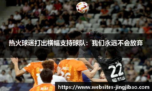 热火球迷打出横幅支持球队：我们永远不会放弃
